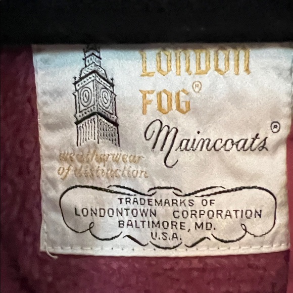 Vintage London Fog Maincoats Khaki Trench coat with removable liner - 8P - Picture 2 of 8